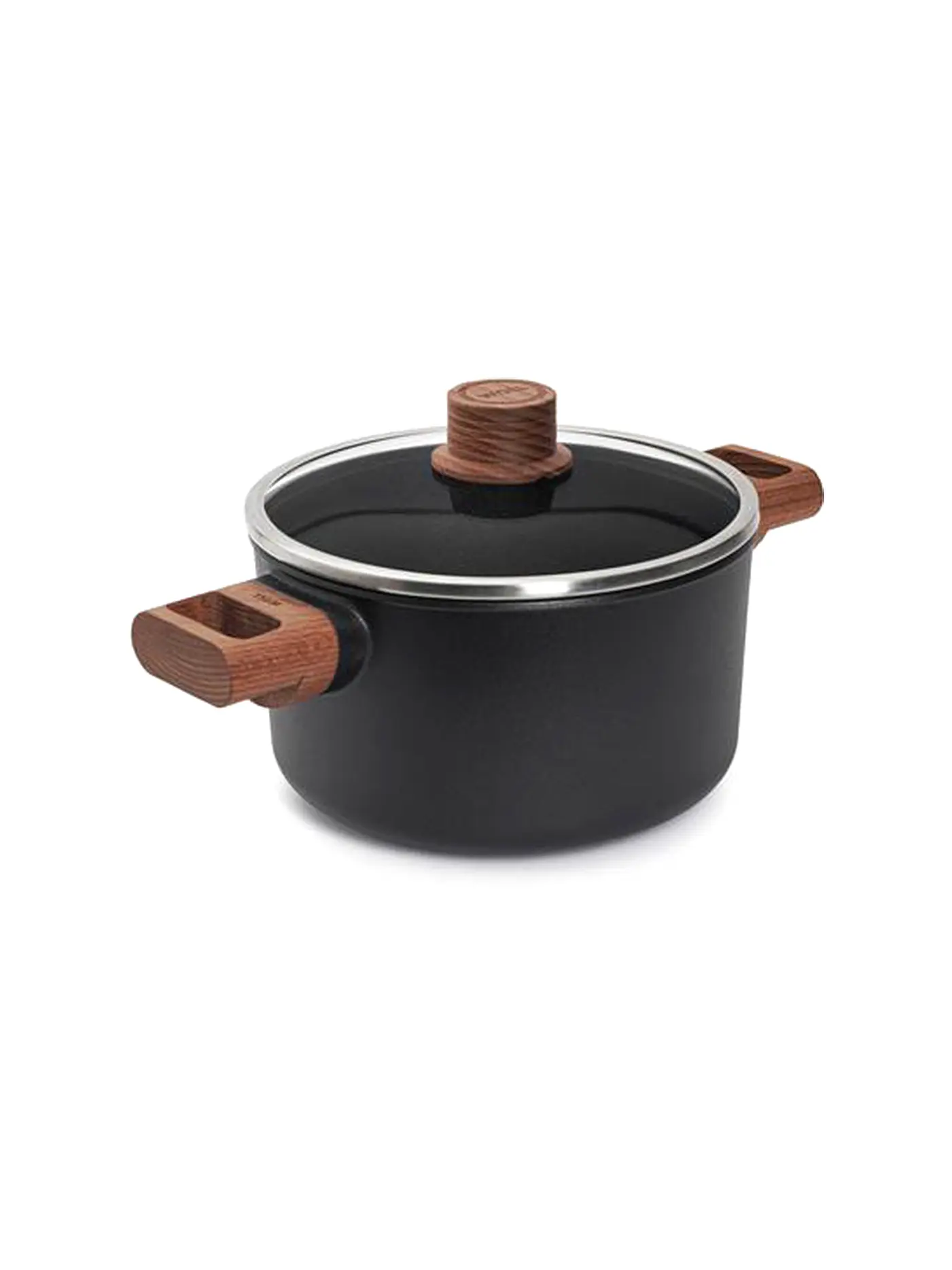 WOLL | Kochtopf mit Holzgriff 20cm ECO-LOGIC Antihaft | 